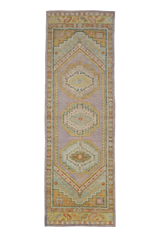 Turkish Oushak Rug 3'1" x 9'4" #974