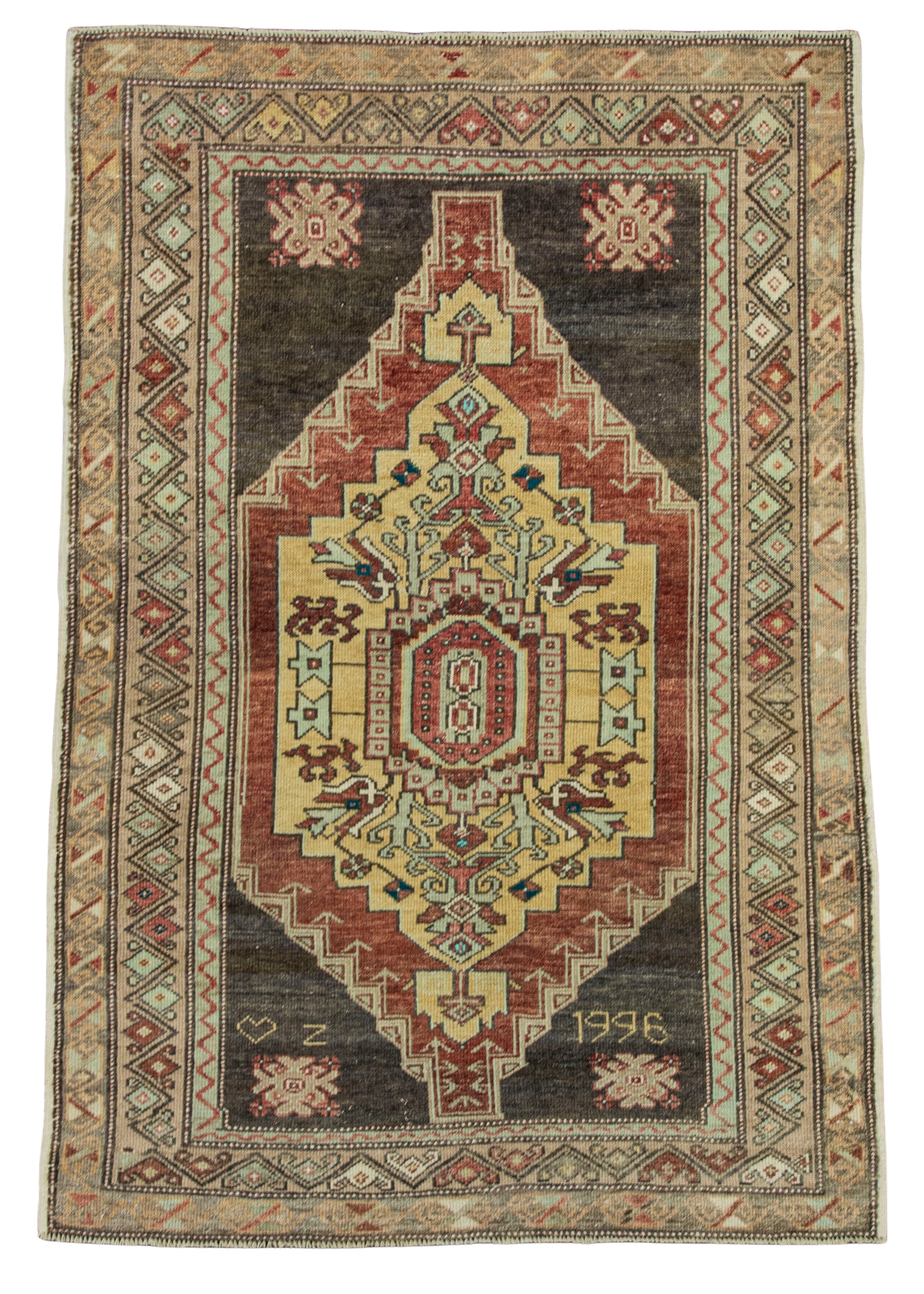 Turkish Vintage Rug  4'5" x 6'6" #20844
