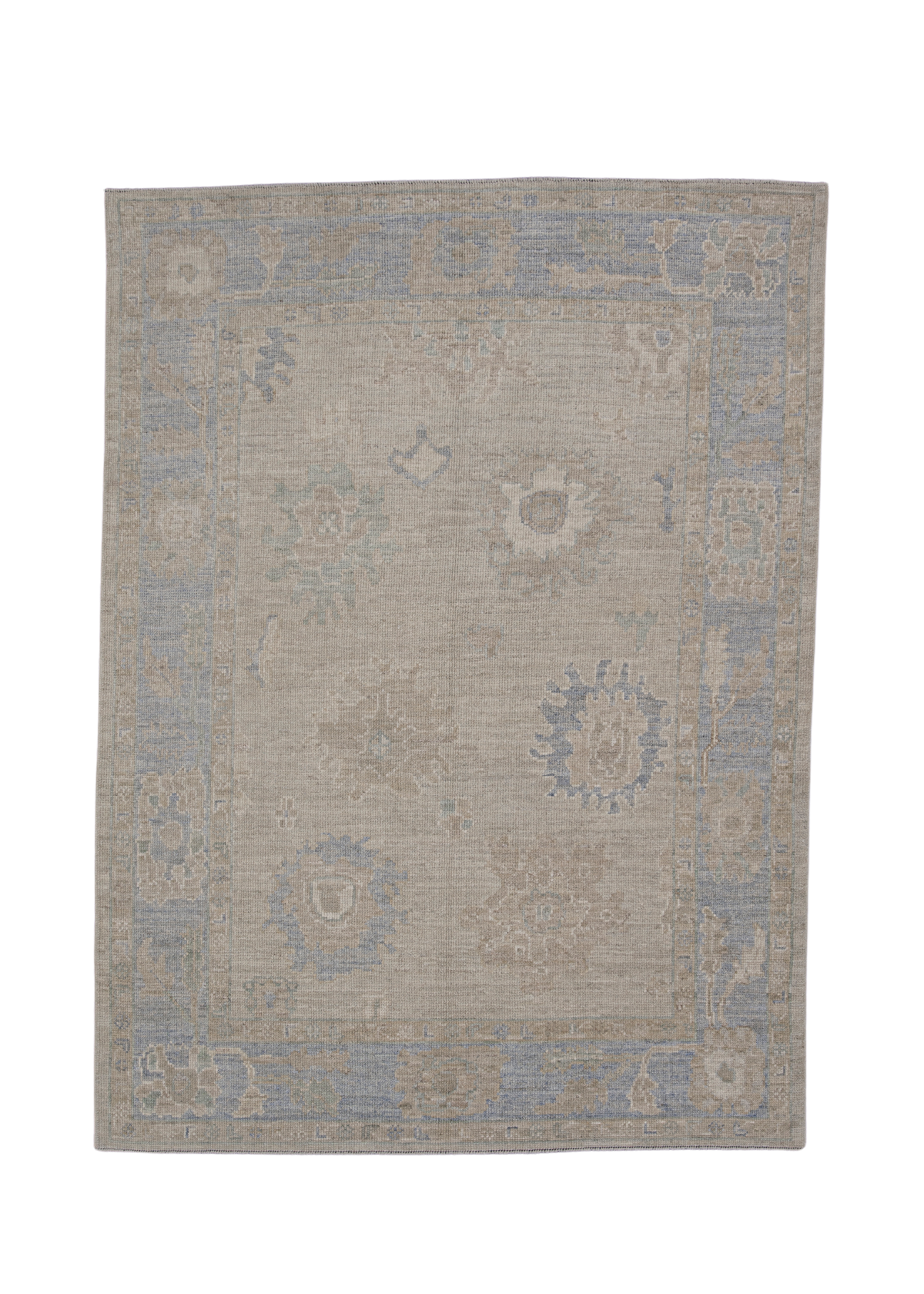 Turkish Oushak Rug 5'2" x 7' #11552