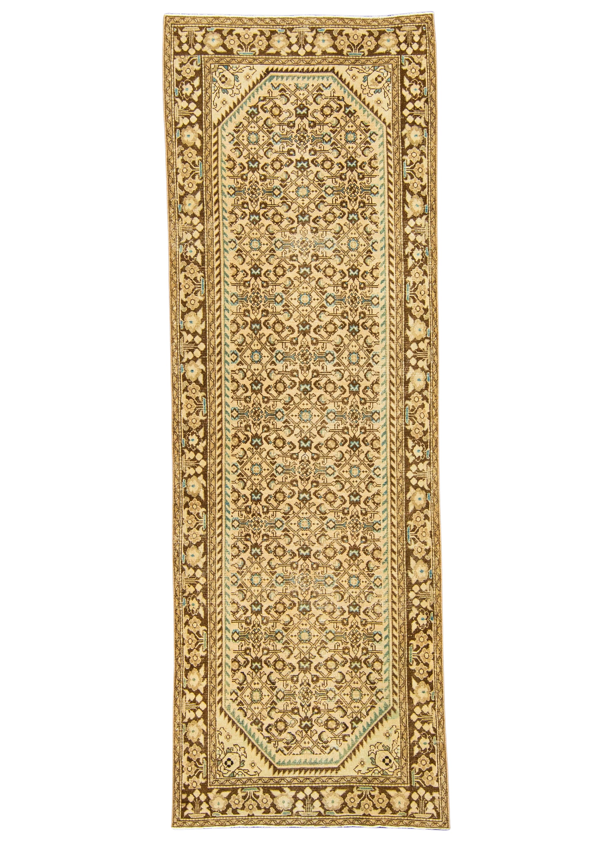 Turkish Vintage Rug  3'4" x 10'2" #22793