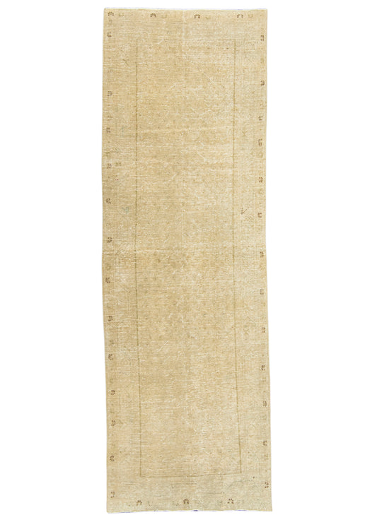 Turkish Vintage Rug  3'4" x 10'4" #22794