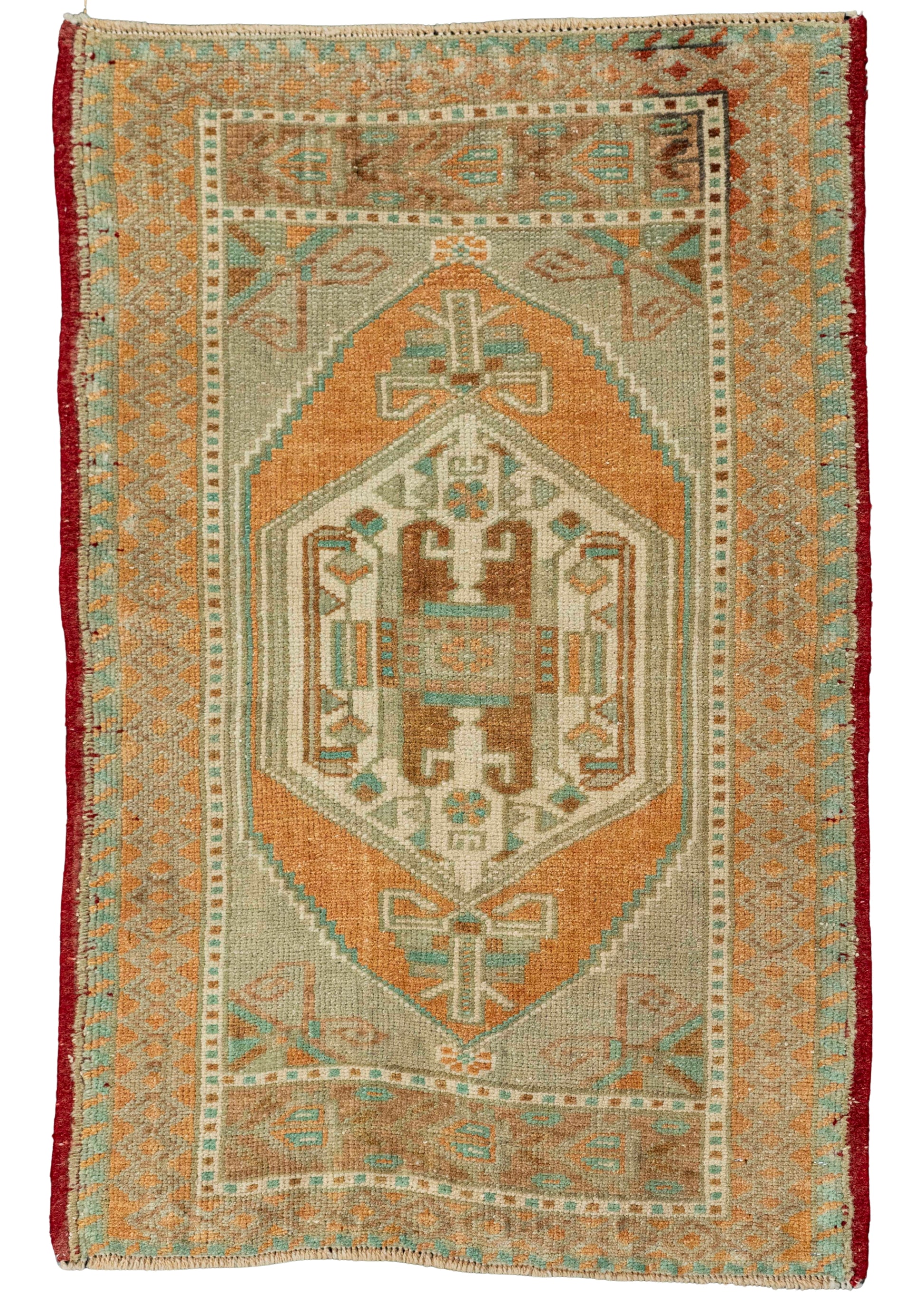 Turkish Yastik Rug  1'10" x  2'10" #22604