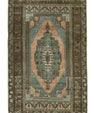 Turkish Vintage Rug  3'8" x 5'9" #20719