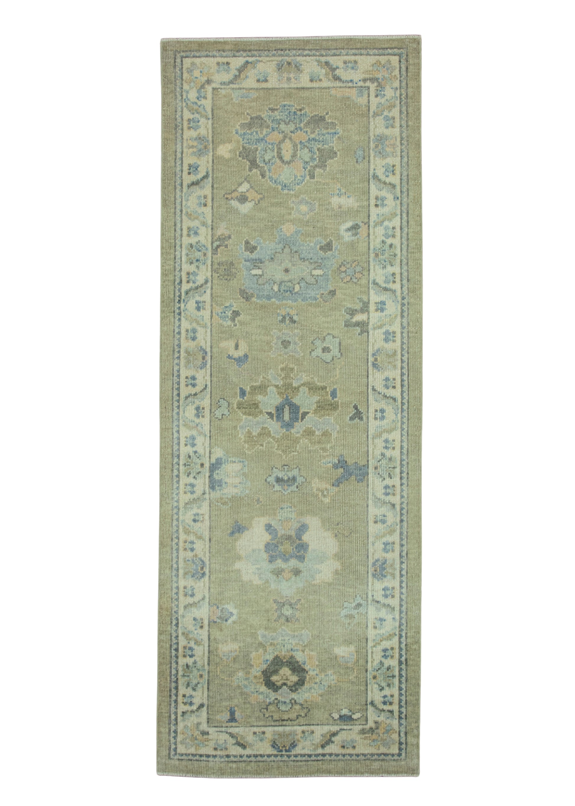 Turkish Oushak Rug 2'10"x 8' #19041