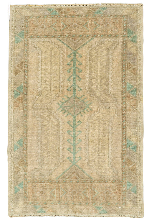 Turkish Yastik Rug  1'9" x  2'8" #23654