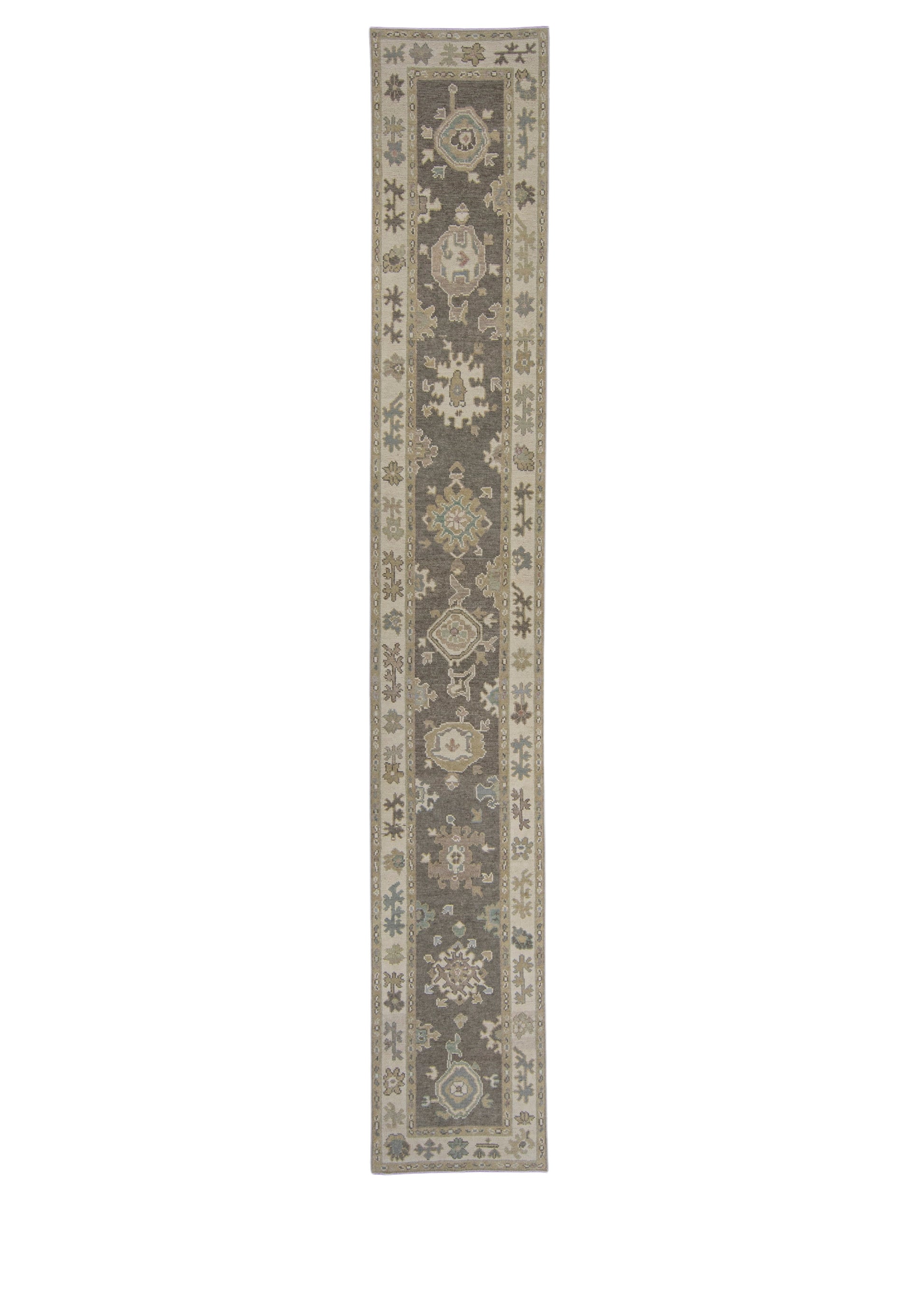 Turkish Oushak Runner Rug 2'6" x 16'2" #16675