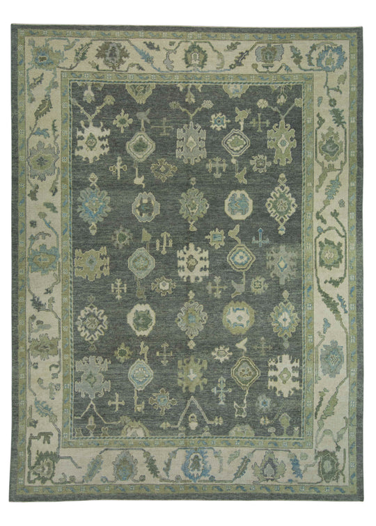 Turkish Oushak Rug 8'9" x 11'10" #18103