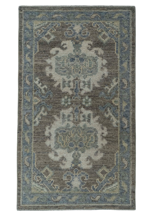 Turkish Oushak Rug 1'11" x 3'3" #19470