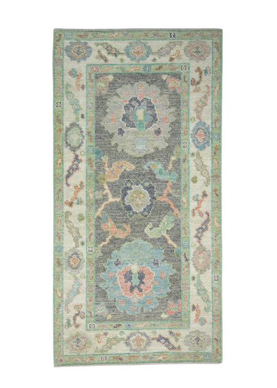 Turkish Oushak Rug 2'7" x 5' #17252
