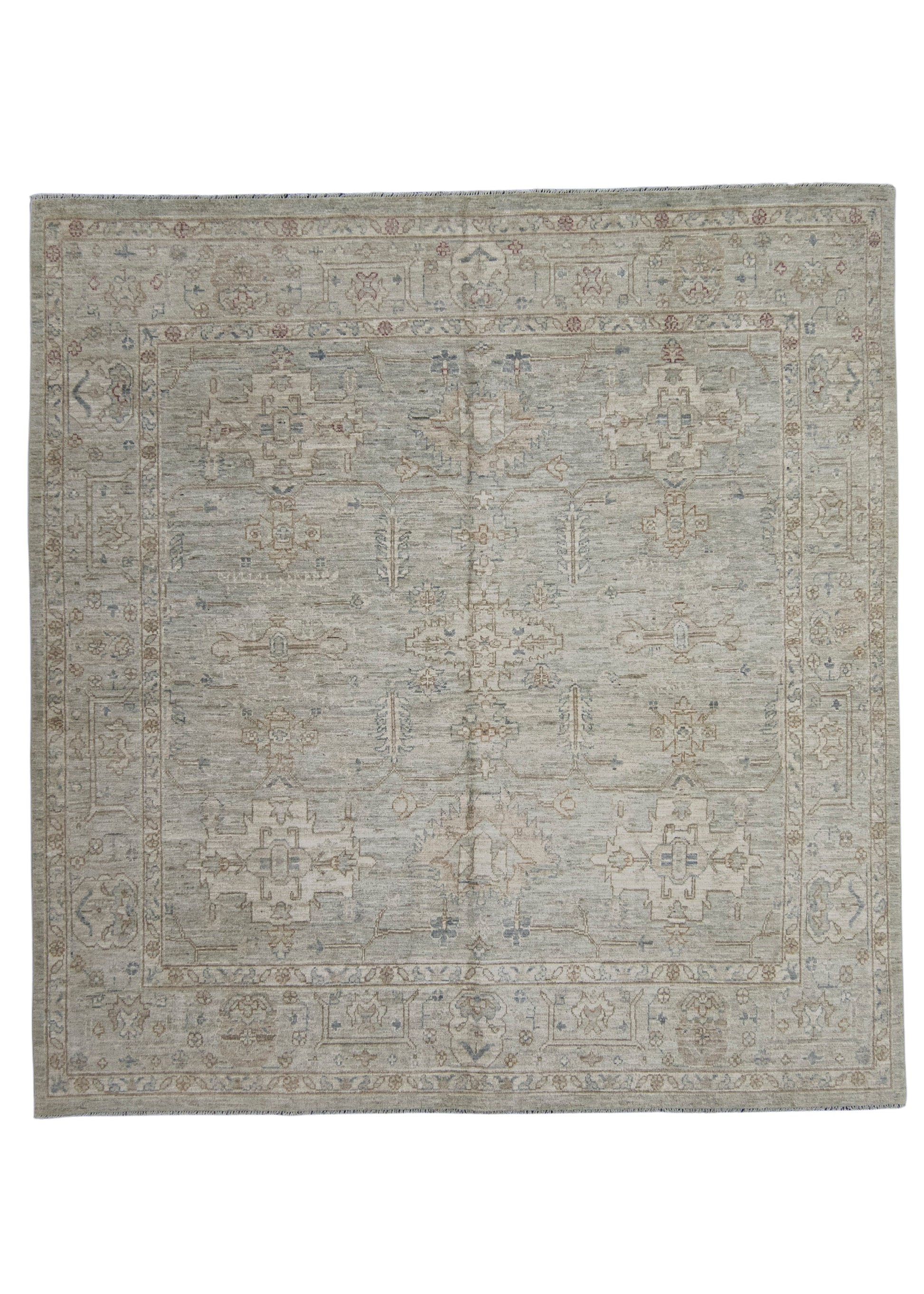 Oushak Square Rug 7'10" x 8'3" #23512