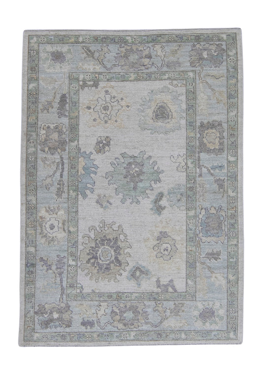 Turkish Oushak Rug 4'4" x 6'2" #16462