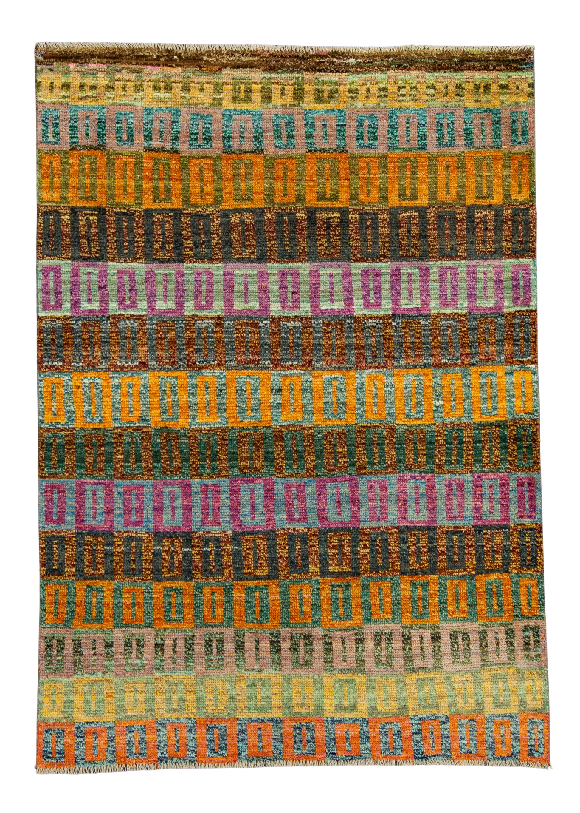 Turkish Modern Handmade Rug 4' x 5'8" #17458