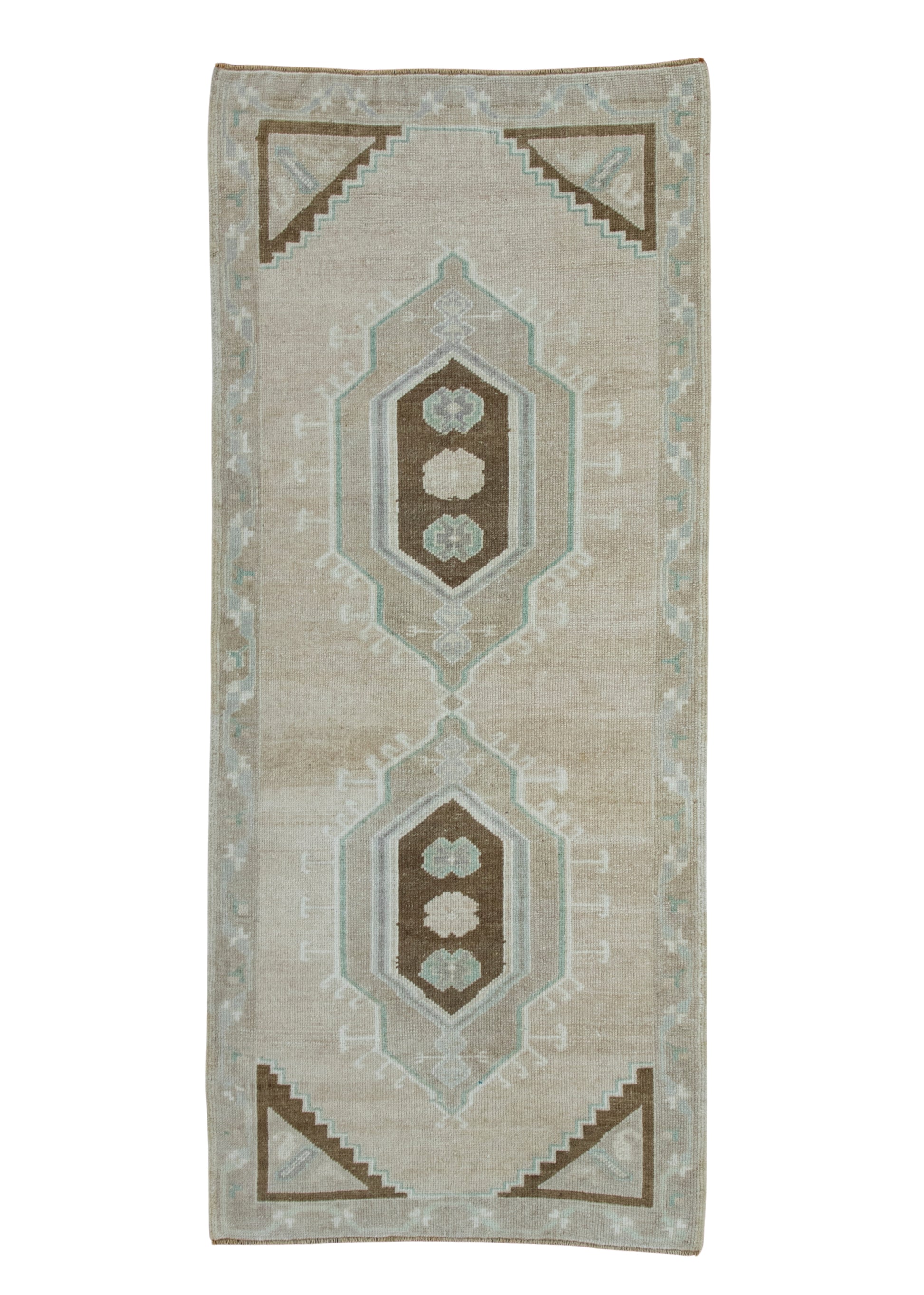 Turkish Vintage Runner Rug 3'1" x 7'4" #17420