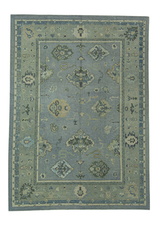 Turkish Oushak Rug 8'11" x 12'6" #17123