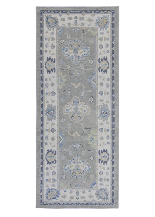 Turkish Oushak Runner Rug 4' x 9'8" #16658