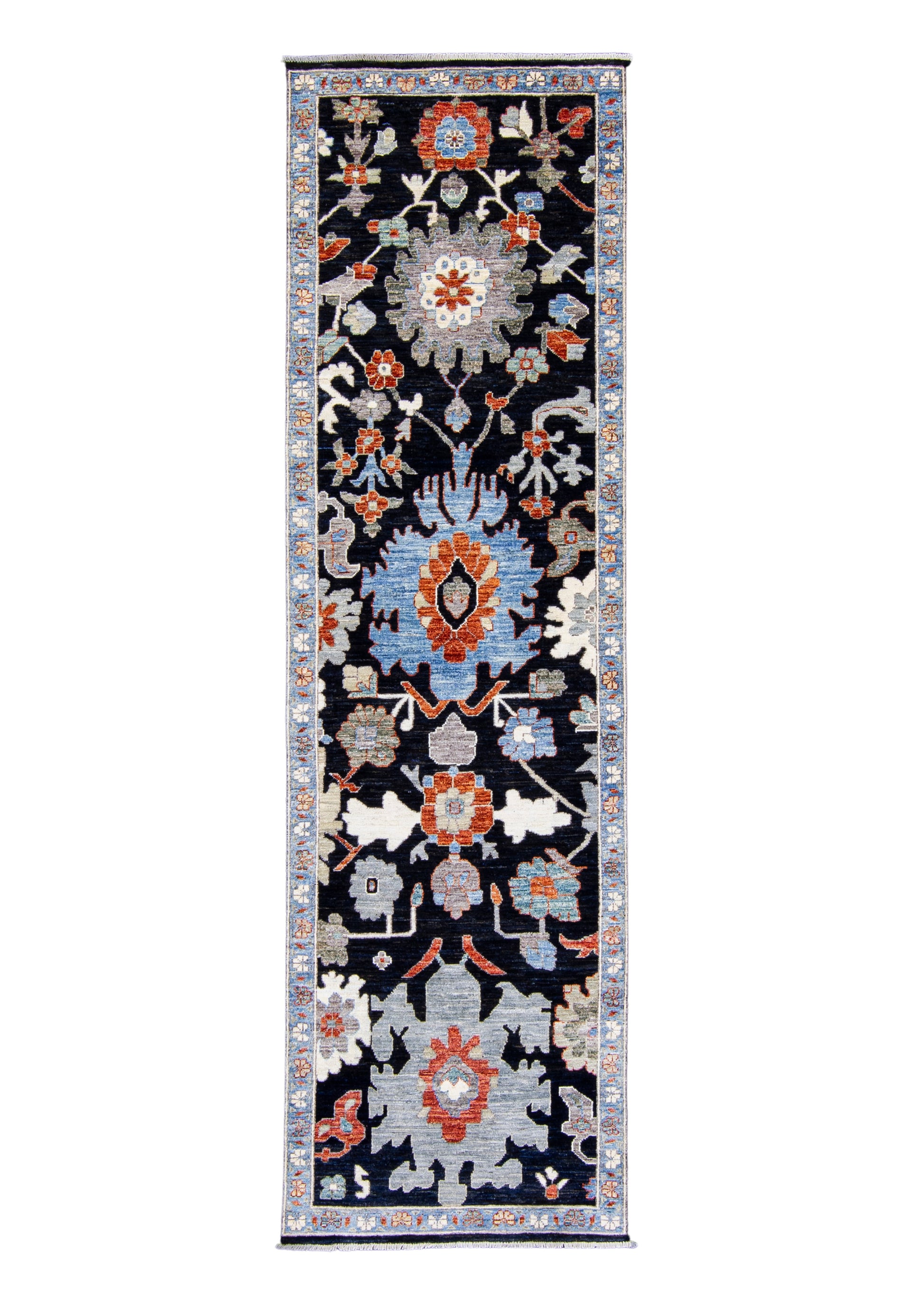 Oriental Hand Knotted Rug Runner 2'9" x 9'1" #AR-9001