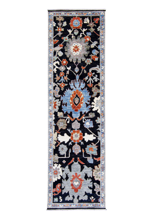 Oriental Hand Knotted Rug Runner 2'9" x 9'1" #AR-9001