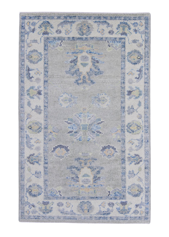 Turkish Oushak Rug 3' x 4'9" #16591