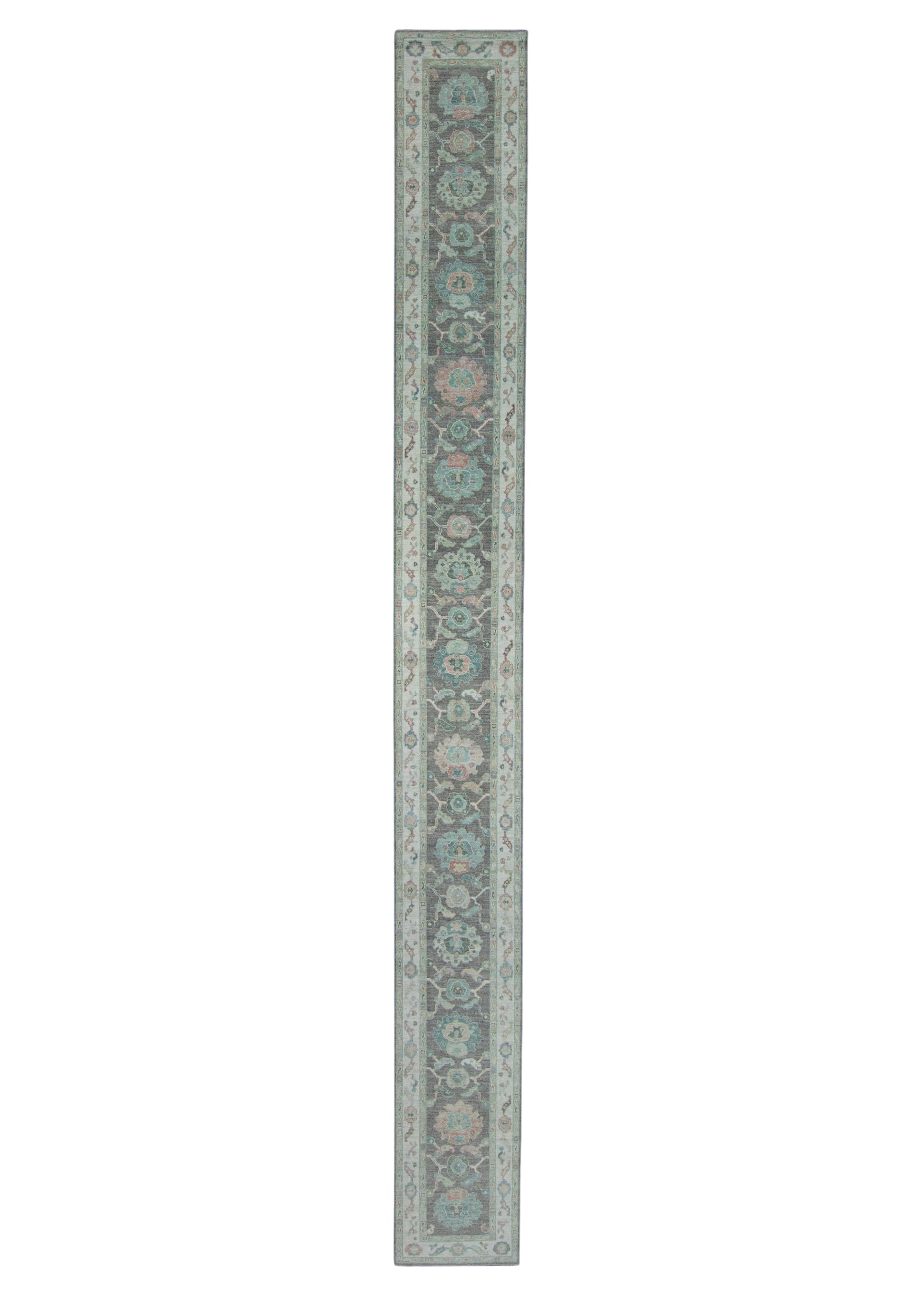 Turkish Oushak Runner Rug 2'10" x 26'6" #17524