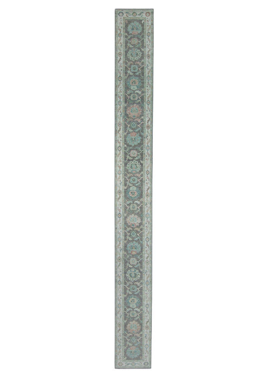 Turkish Oushak Runner Rug 2'10" x 26'6" #17524