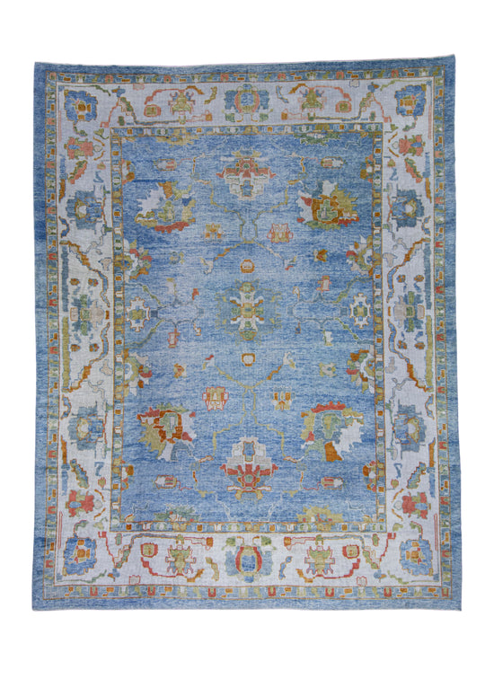 Turkish Oushak Rug 12'1" x 15'5" #16916