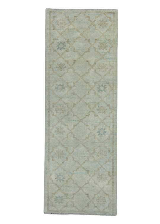 Turkish Oushak Rug 2'11" x 8'2" #17830