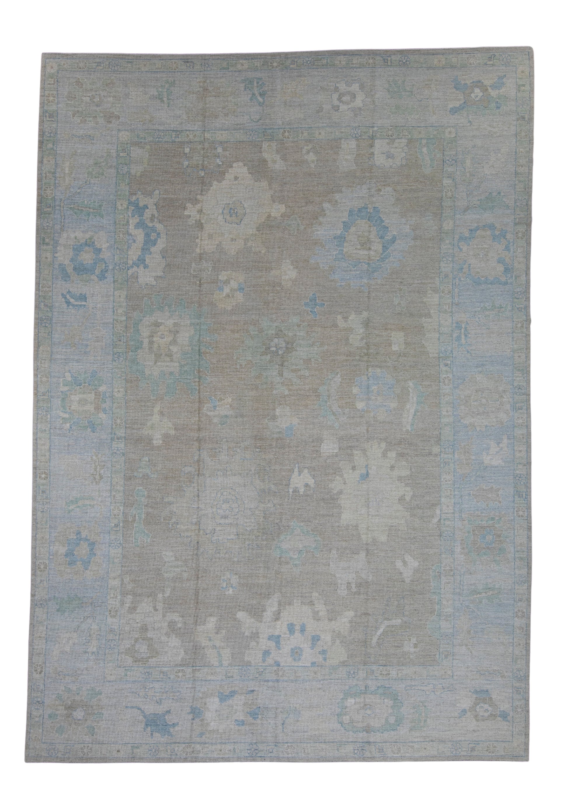 Turkish Oushak Rug 12'4" x 17'5" #16066