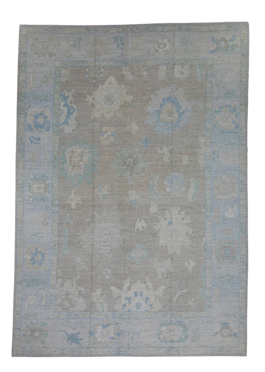Turkish Oushak Rug 12'4" x 17'5" #16066