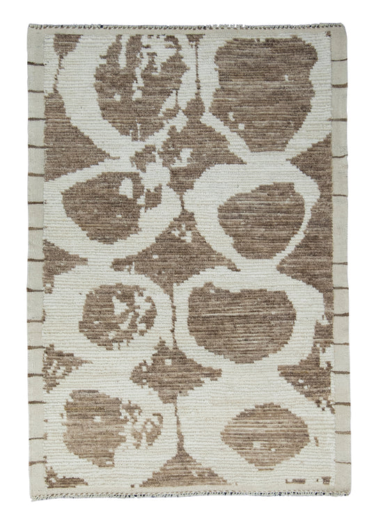 Hand Knotted Modern Rug 3'6" x 5' #17459