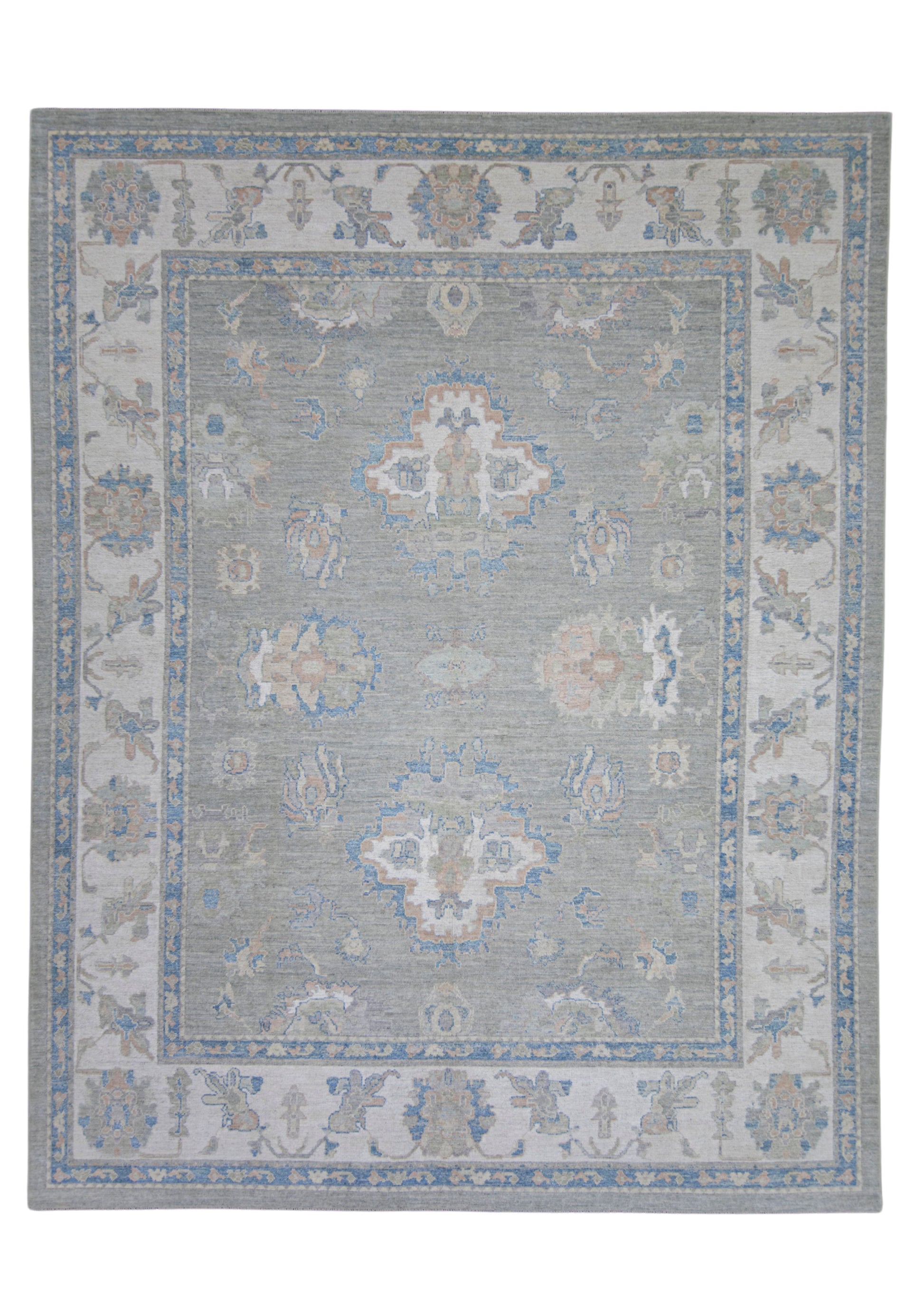 Turkish Oushak Rug 11'9" x 15'1" #17812
