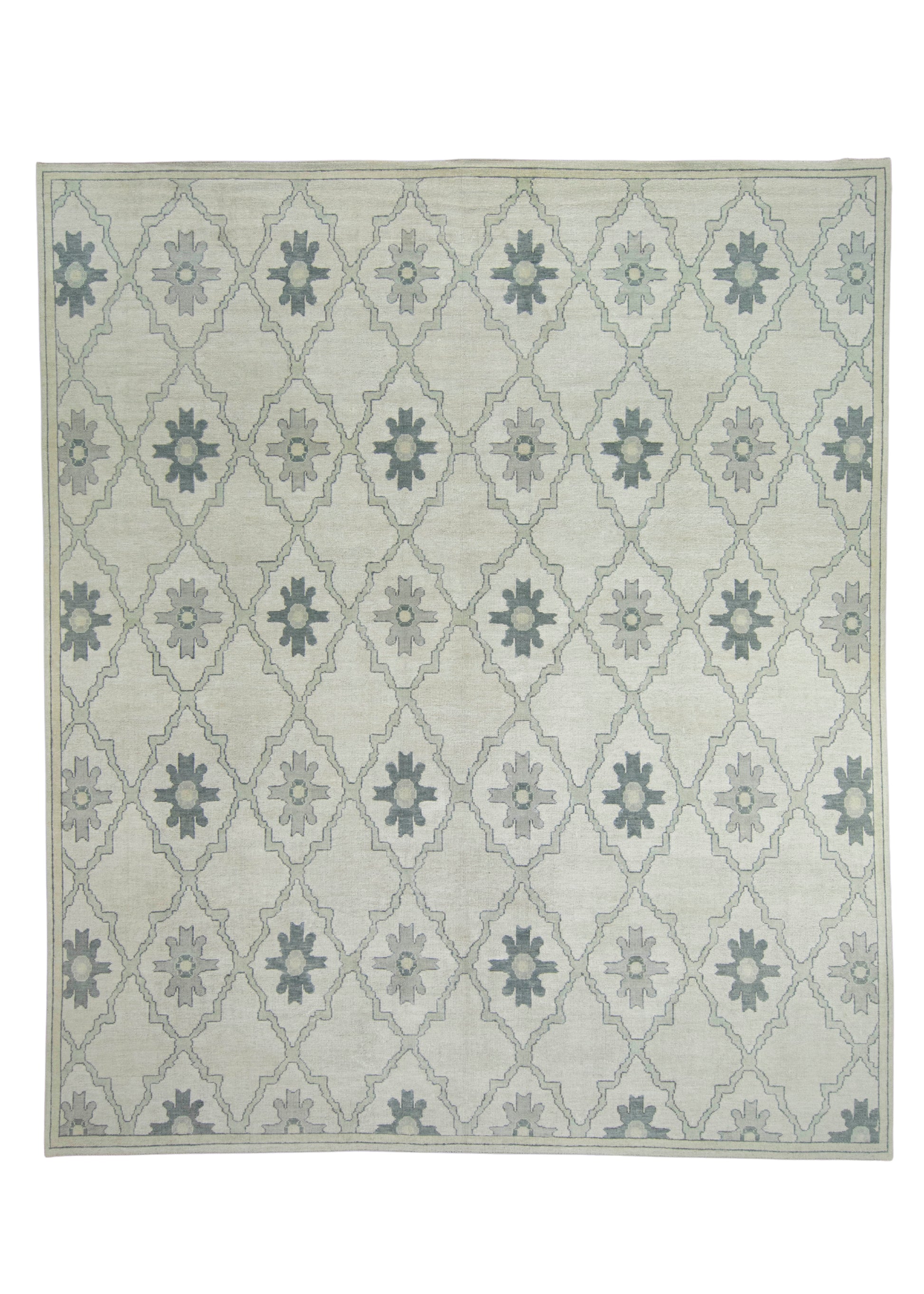 Turkish Oushak Rug 12'6" x 14'7" #18099