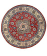 Oriental Hand Knotted Round Rug 7'10" x 7'11" #17998
