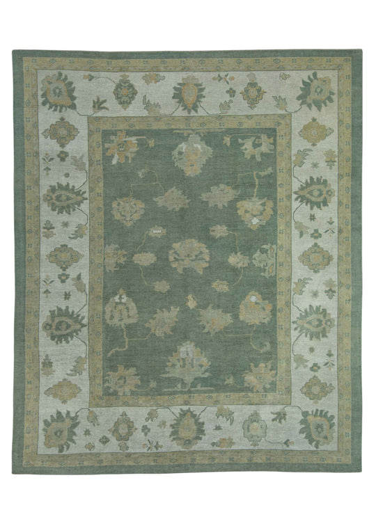 Turkish Oushak Rug 9'4" x 11'3" #18586