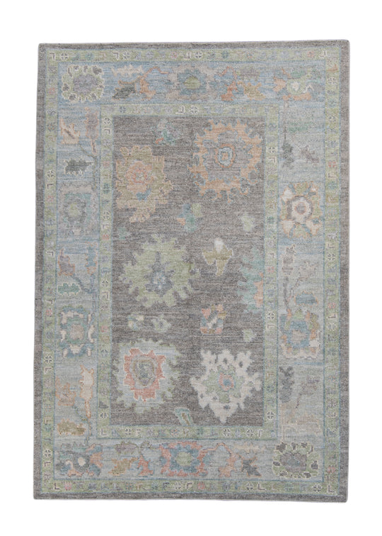 Turkish Oushak Rug 4'4" x 6'3" #16084