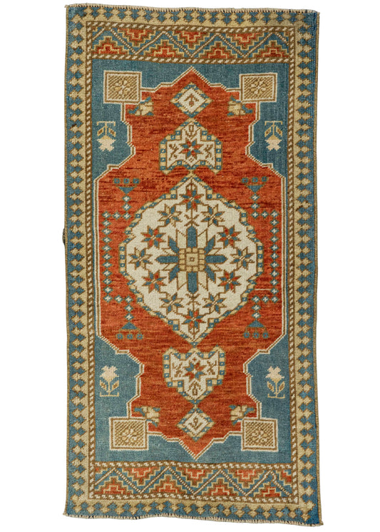 Turkish Yastik Rug  1'10" x  3'7" #22665