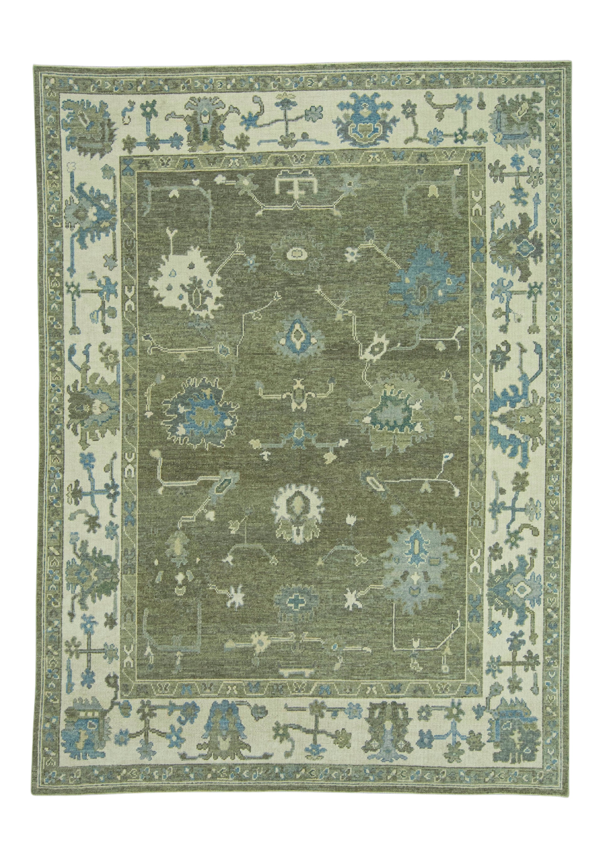 Turkish Oushak Rug 7'6" x 10'2" #19147