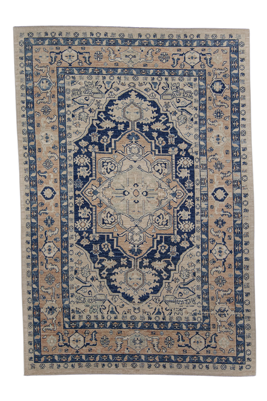 Antique Look Turkish Oushak Rug 7'5" x 11' #11939