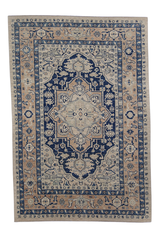 Antique Look Turkish Oushak Rug 7'5" x 11' #11939