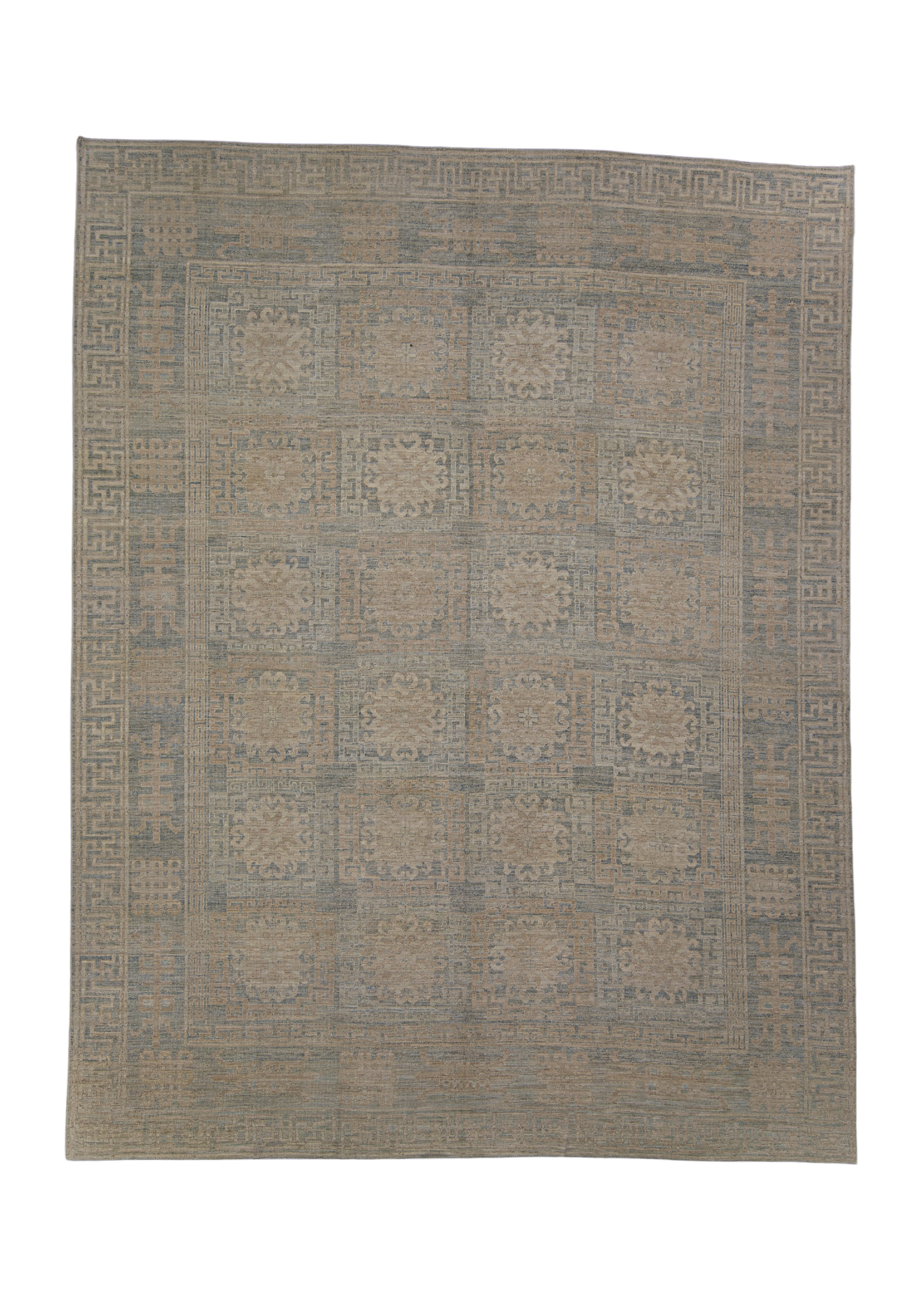 Antique Look Turkish Oushak Rug 9'4" x 12' #11637