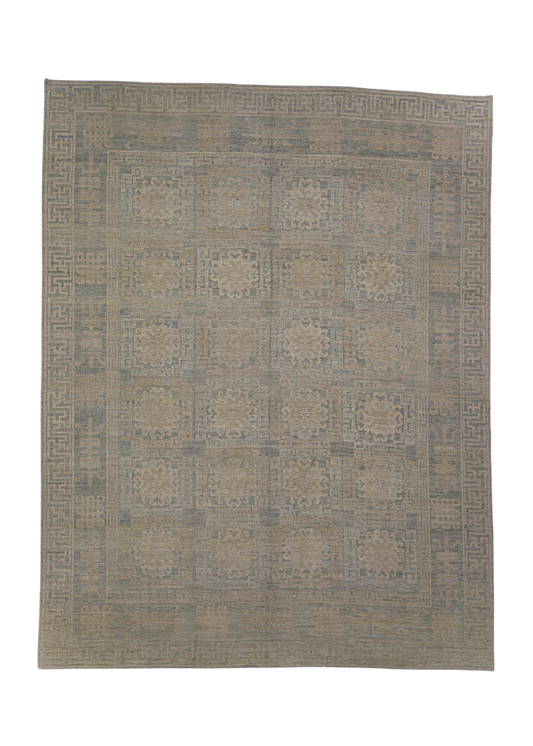 Antique Look Turkish Oushak Rug 9'4" x 12' #11637