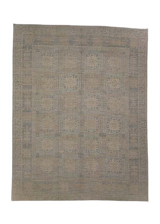 Antique Look Turkish Oushak Rug 9'4" x 12' #11637