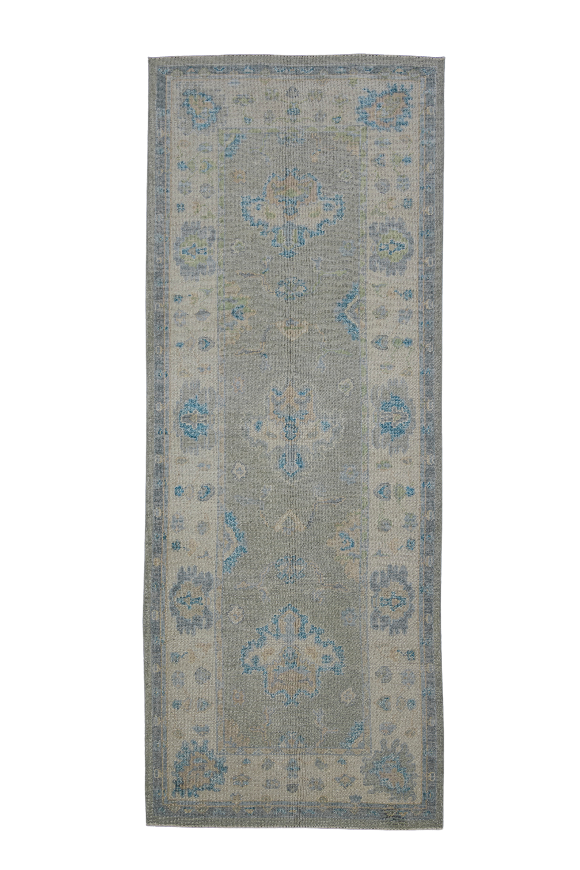 Turkish Oushak Rug 3'11" x 10'3" #11950