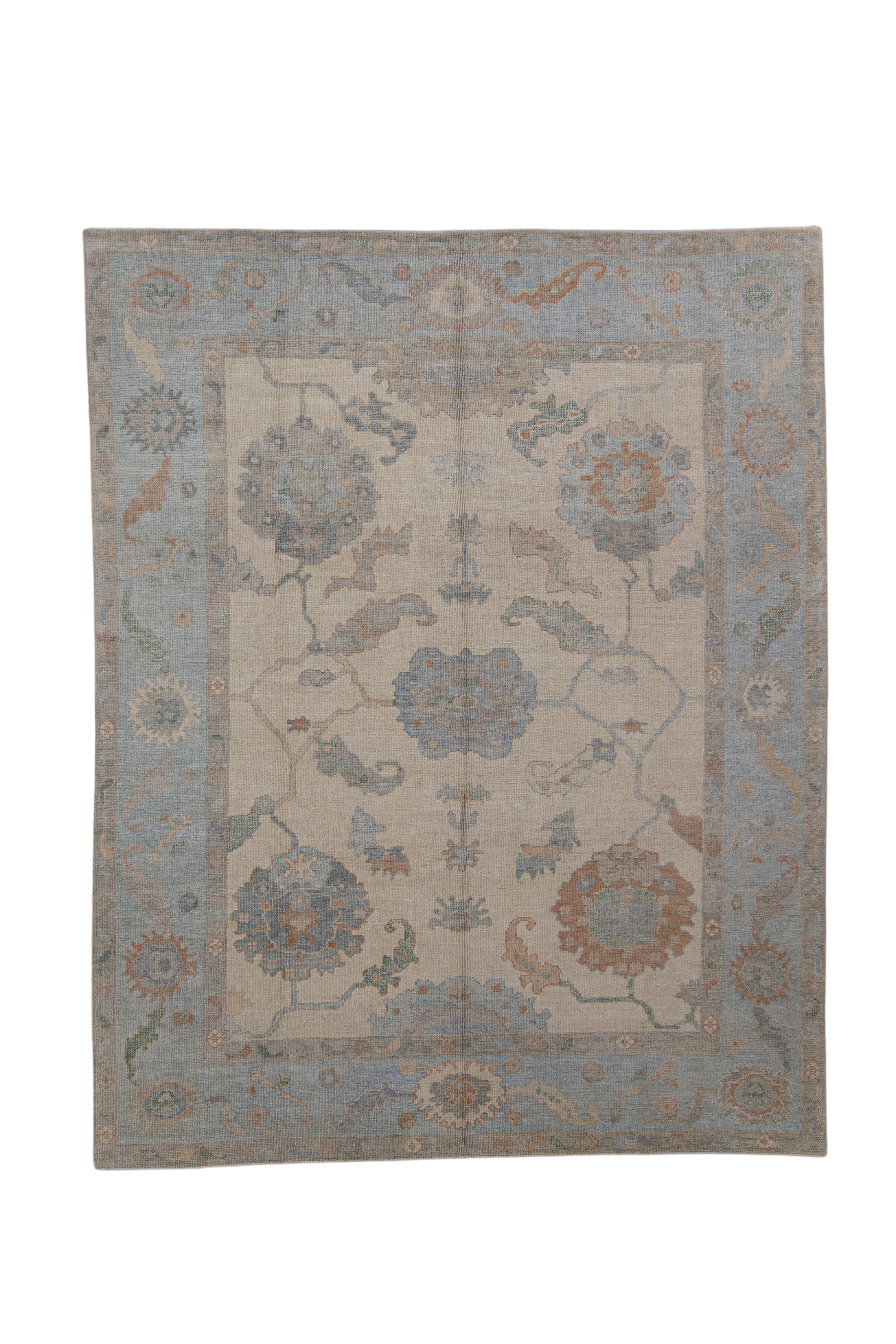 Turkish Oushak Rug 8' x 10' #12058