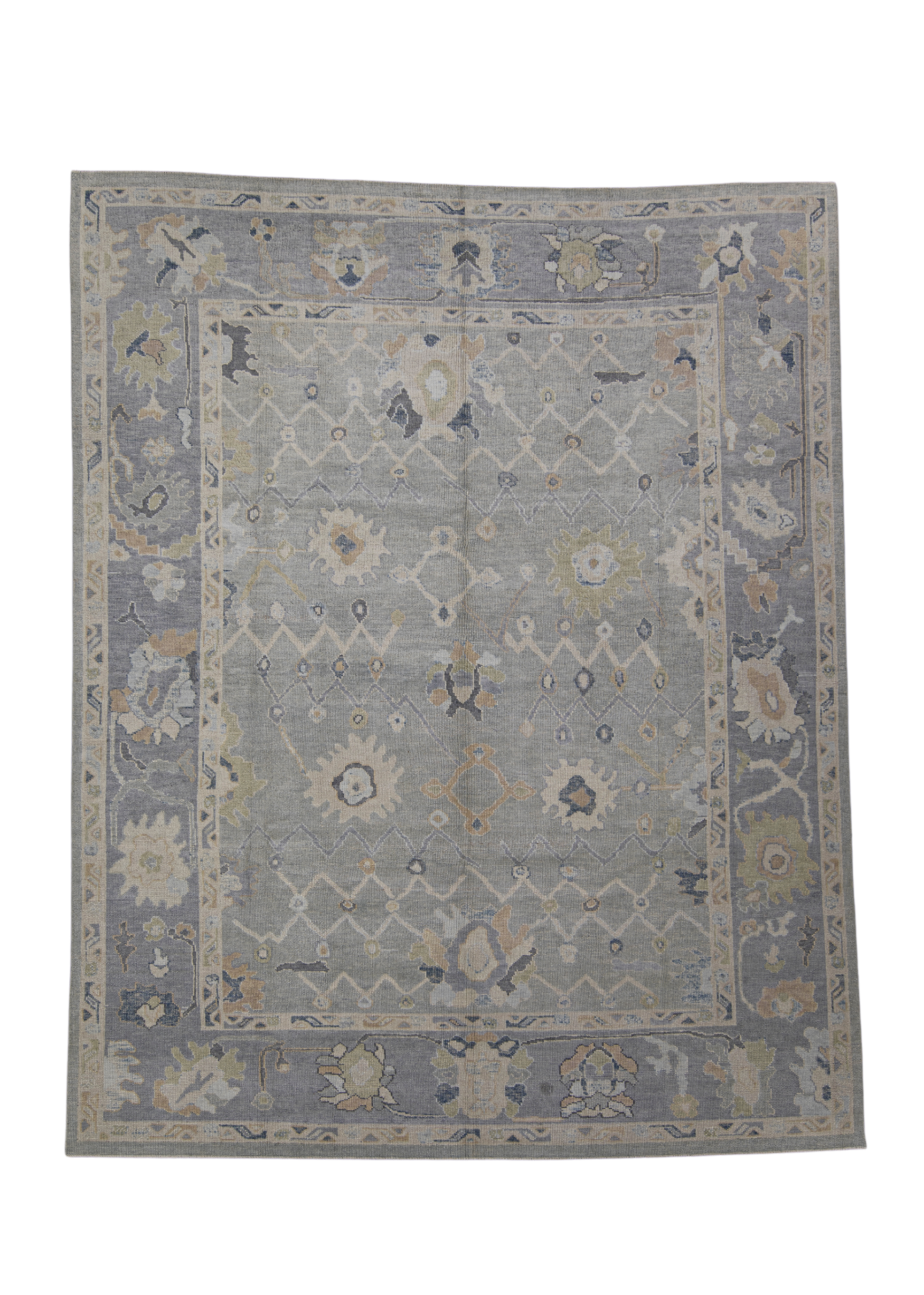 Turkish Oushak Rug 9'5" x 11'9" #12183