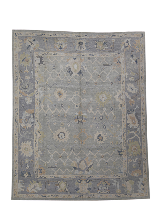 Turkish Oushak Rug 9'5" x 11'9" #12183