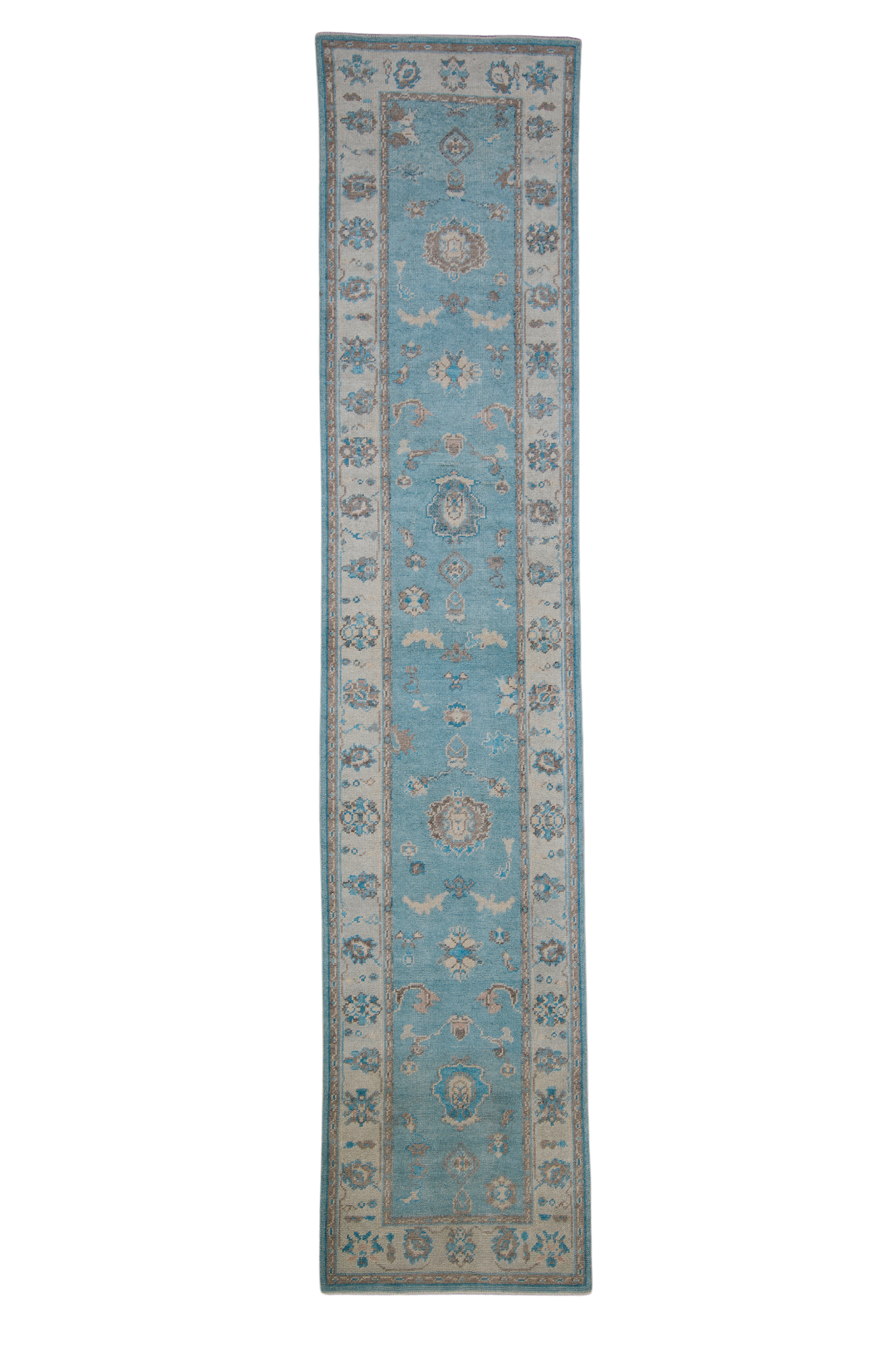 Turkish Oushak Rug 2'10" x 13'5" #2377