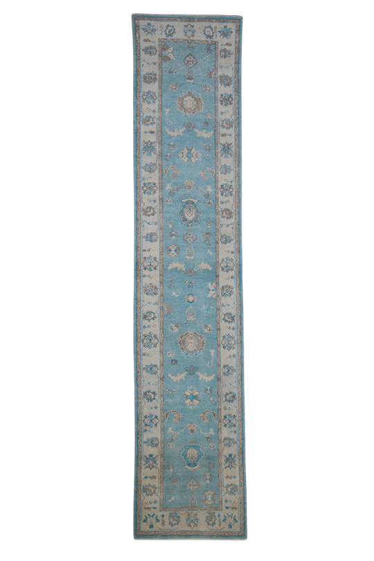 Turkish Oushak Rug 2'10" x 13'5" #2377