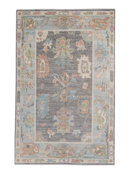 Turkish Oushak Rug 4' x 6'2" #16036