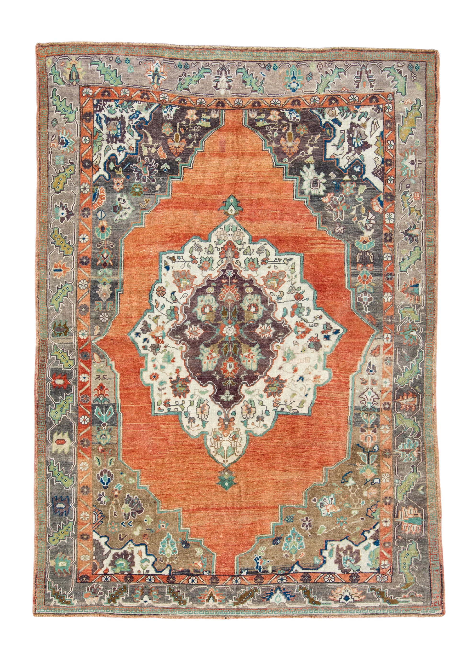 Turkish Vintage Rug 6'1" x 8'7" #17960