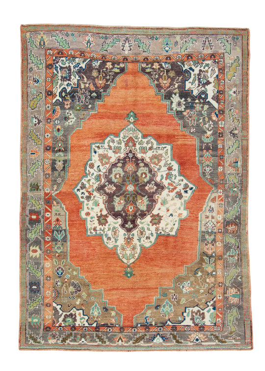 Turkish Vintage Rug 6'1" x 8'7" #17960